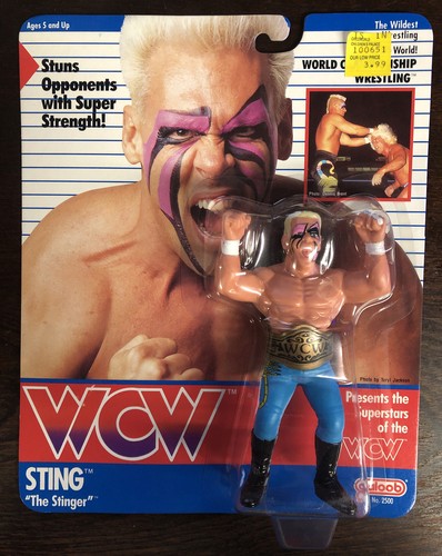 Galoob WCW Sting NEW MOC...