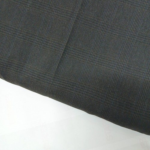 Lauren Ralph Lauren Dress Pants Men's 34 Charcoal Brown Glen Plaid 30" Inseam - Picture 4 of 15