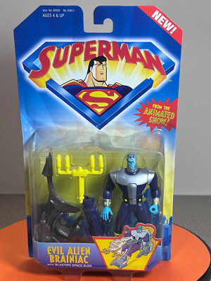 Kenner 1996 Superman From The Animated Show - Character Evil Alien Brainiac