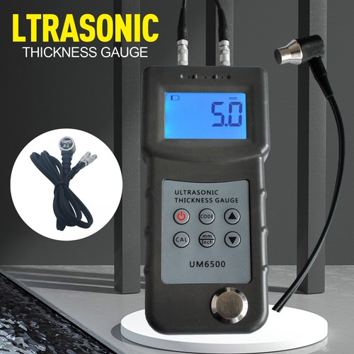 UM6500 Portable Ultrasonic Thickness Gauge Digital LCD Ultrasonic Tester Meter - Picture 3 of 18
