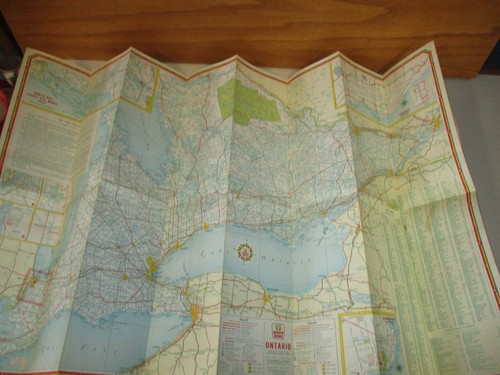 Mapa de la compañía petrolera Ontario White Rose 1960: sello de distribuidor Stayner ON - Imagen 5 de 14