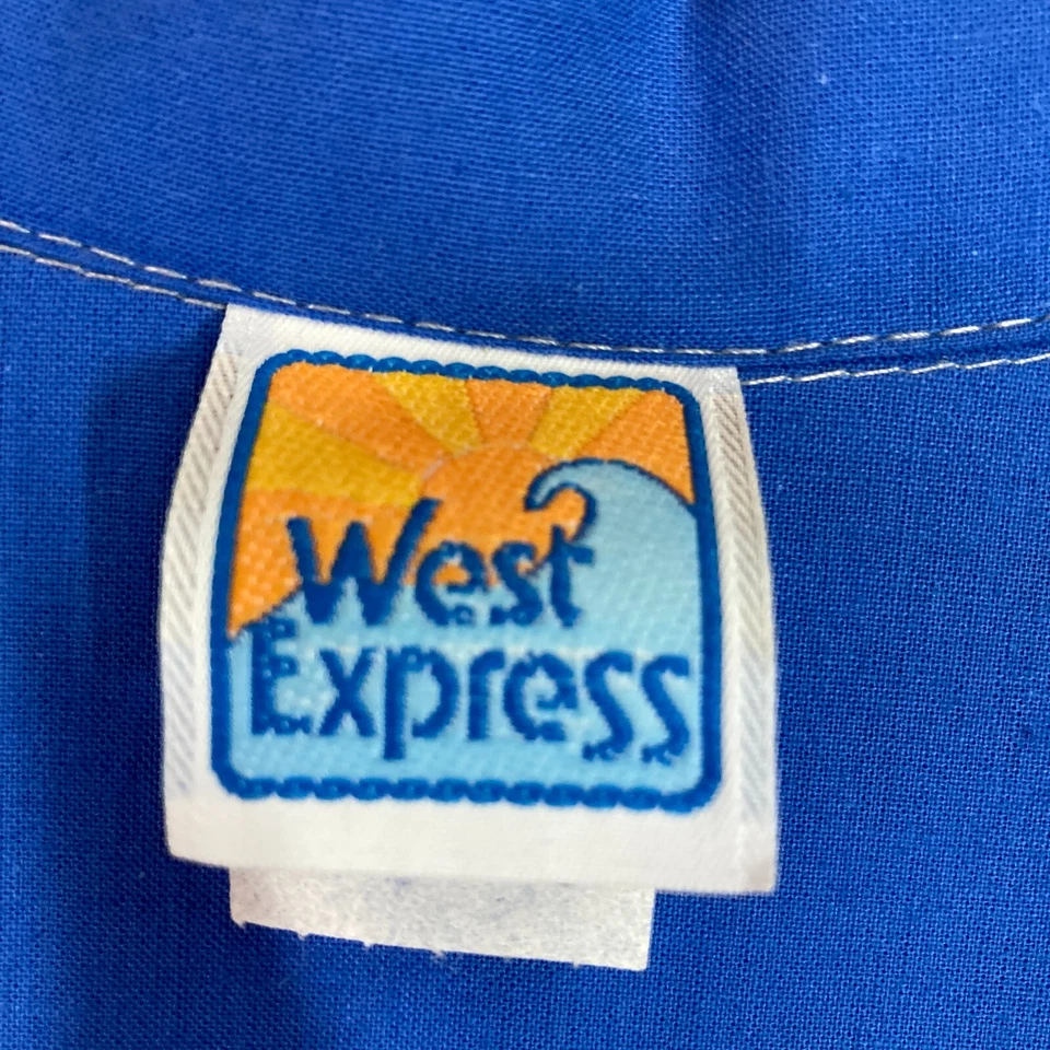 Camisa Top Vintage Años 80 90 Colorblock Mujer S Bloque de Color Geométrico Niños 16/18 L Foto 3 de 4