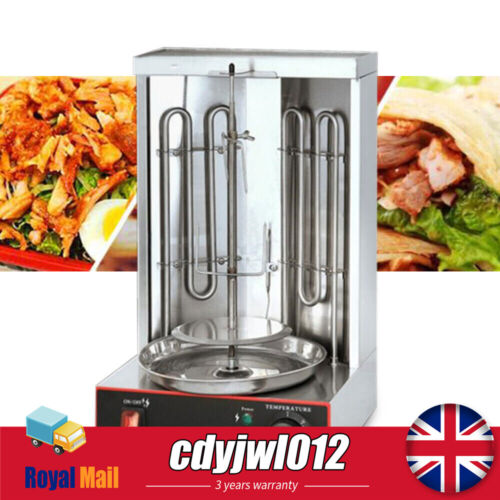3KW Commercial Electric Shawarma Grill Machine Rotary BBQ Doner Kebab Maker Tool - Picture 1 of 10