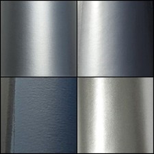 Gloss + Matt Silver Self Adhesive Vinyl Car Wrap - AIR FREE Vehicle Film Sticker