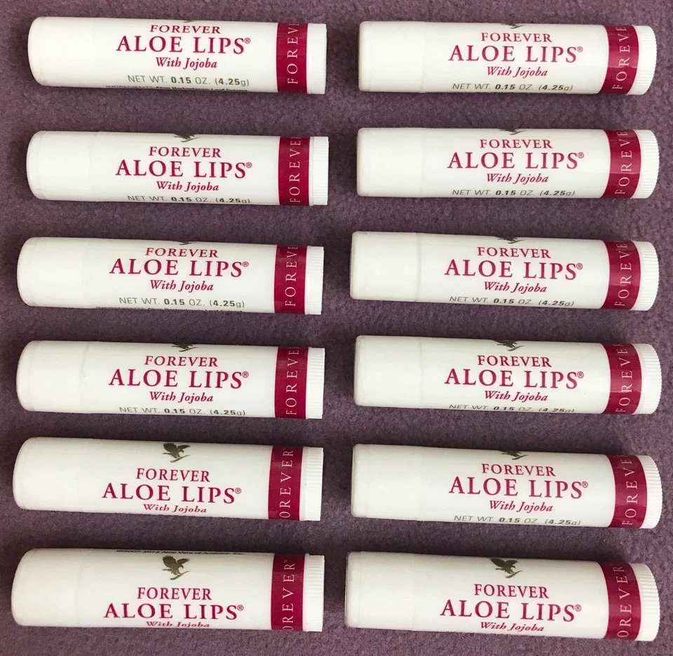 Forever Living Lips Aloe Vera Lip Balm Sticks With Jojoba Free Post UK Sale