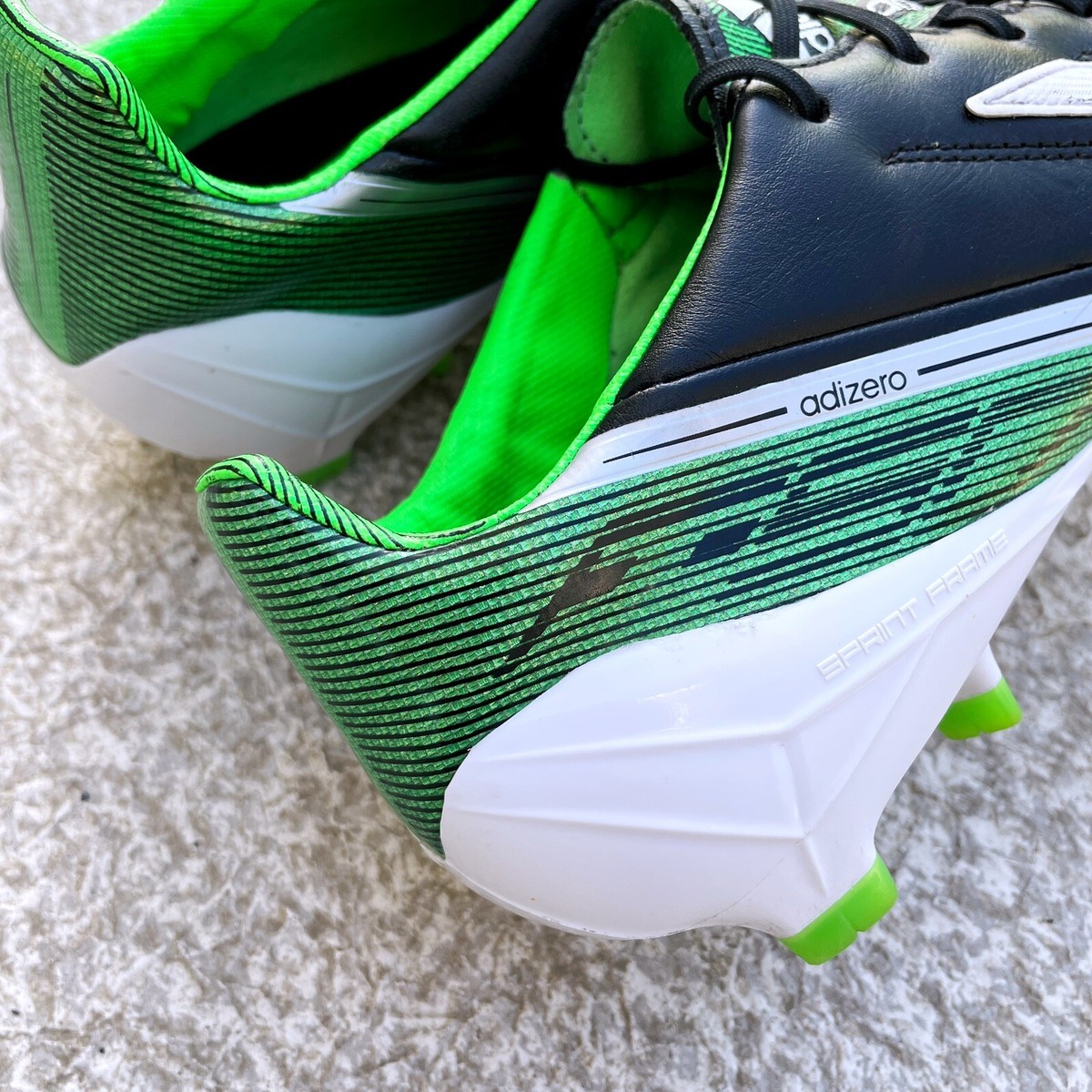 ADIDAS F50 ADIZERO TRX FG LEA * G65303 * 8.5 US * GREEN ADIDAS F50 ADIZERO TRX FG LEA * G65303 * 8.5 US * GREEN
