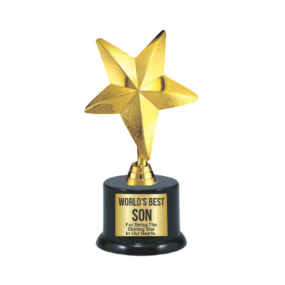 World's Best Son Star Trophy 7''
