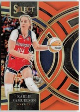 KARLIE SAMUELSON 2024 Panini Select PREMIER ORANGE PRIZM 043/125 Mystics #132