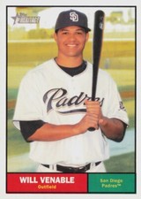 2010 Topps Heritage - Will Venable #235