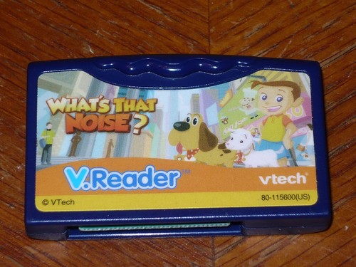 V.Reader What's That Noise? VTech Reading Game Cartridge for Kids
