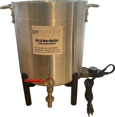 DIY GATEWAY Super Large 42 LB Wax Melter for Candle Making: Electric Wax Melting Pot