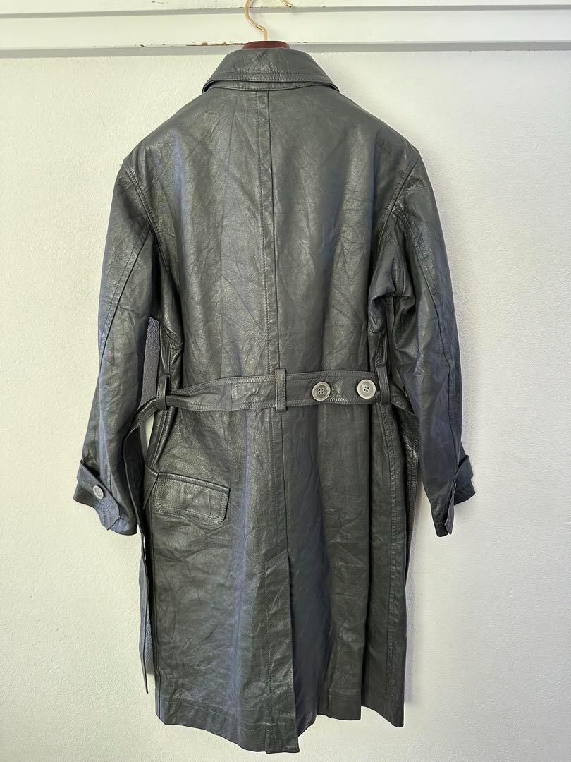 Yohji Yamamoto Leather Trench Coat black 1 | eBay Yohji Yamamoto Leather Trench Coat black 1 | eBay