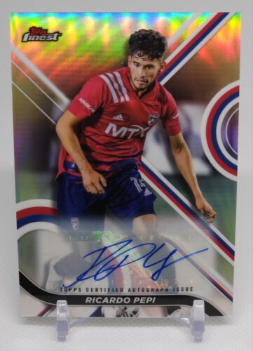 Ricardo Pepi #9 Refractor Auto 2022 Topps Finest MLS Soccer ⚽️ - Picture 1 of 2