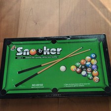 Mini Billiards Table Top Game Brand Unknown New In Box Sealed Unopened