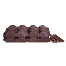 VALLEY VIEW Landscape Edging 20', 12" Pieces Attachable Rubber 1-pc Dark Brown
