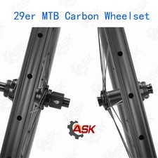 29er MTB Mountain Bike Carbon Wheelset UD Matte 30 Mm Depth Tubeless Wheels