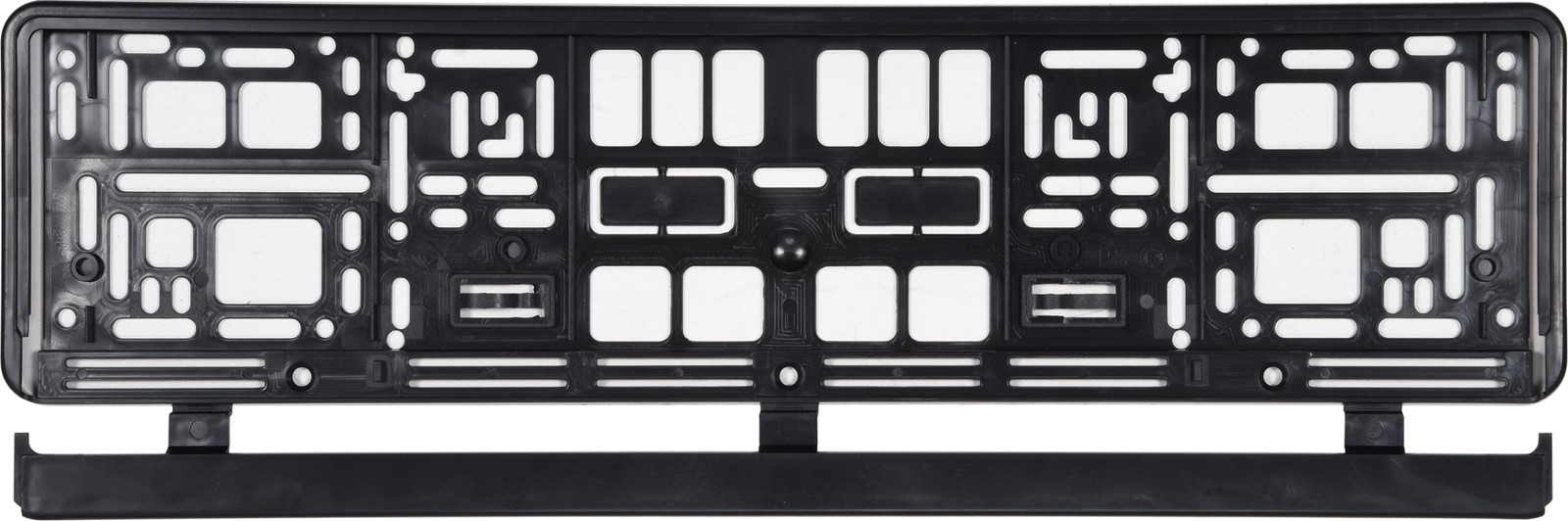 2x ✅Fits YATO NARZ�DZIA 83291 REGISTRATION FRAME BLACK VOREL  ⭐UK Seller⭐