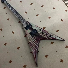 Flying V Electric Guitar EMG pickups mahogany body 6 strings Fast delivery