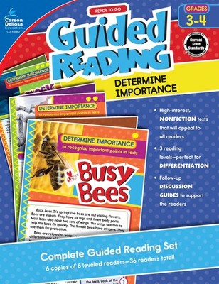 Carson Dellosa Ready to Go: Determine Importance Guided Reading Set, Grades ...