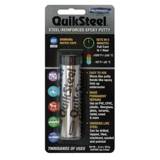 Blue Magic 16002Tri Putty, 2 Oz Container Size, Tube, Quicksteel, Gray