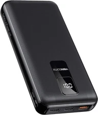 VEEKTOMX Portable Charger 30000mAh Power Bank Fast Charging with Black New 