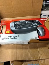 New Microsoft Desktop Keyboard With Fingerprint Scanner Model 1032 1008 1013