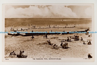 C031083 Burnham on Sea The Planschbecken Tuck Echtfoto