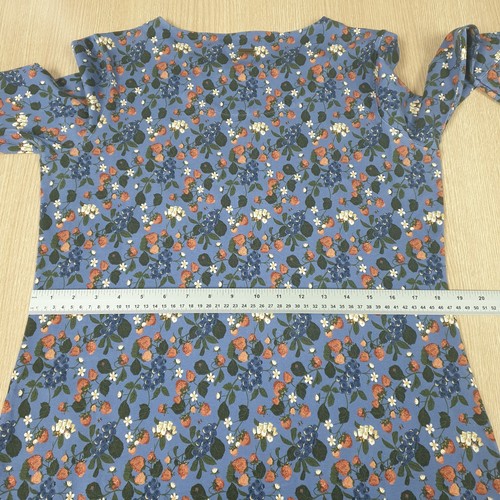Vestido Barbour Para Mujer Reino Unido 12 Azul Everly Floral Fresa Jersey Informal - Imagen 14 de 16