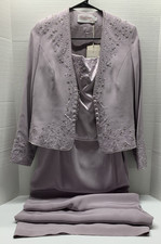 Montage Collection By Mon Cheri Formal Beaded Dress Suit - Women's 8 NWT