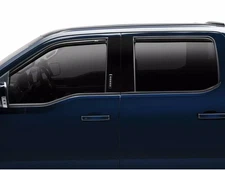 AVS In-Channel Visor Fits 15-24 Ford F-150, 17-24 Ford F-150 Raptor SuperCrew