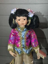 Paradise Galleries Asian Porcelain Doll by Kathy Fitzpatrick MING, 24''