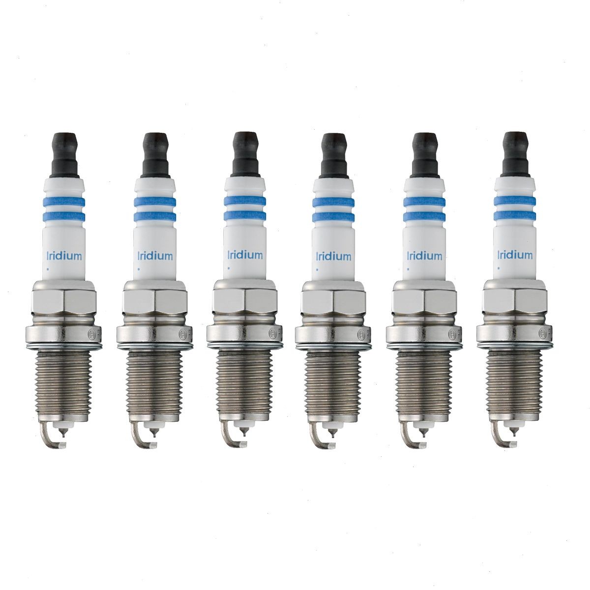 6 pc Bosch Double Iridium Spark Plugs for 1994 Volkswagen Corrado 2.8L V6 wx
