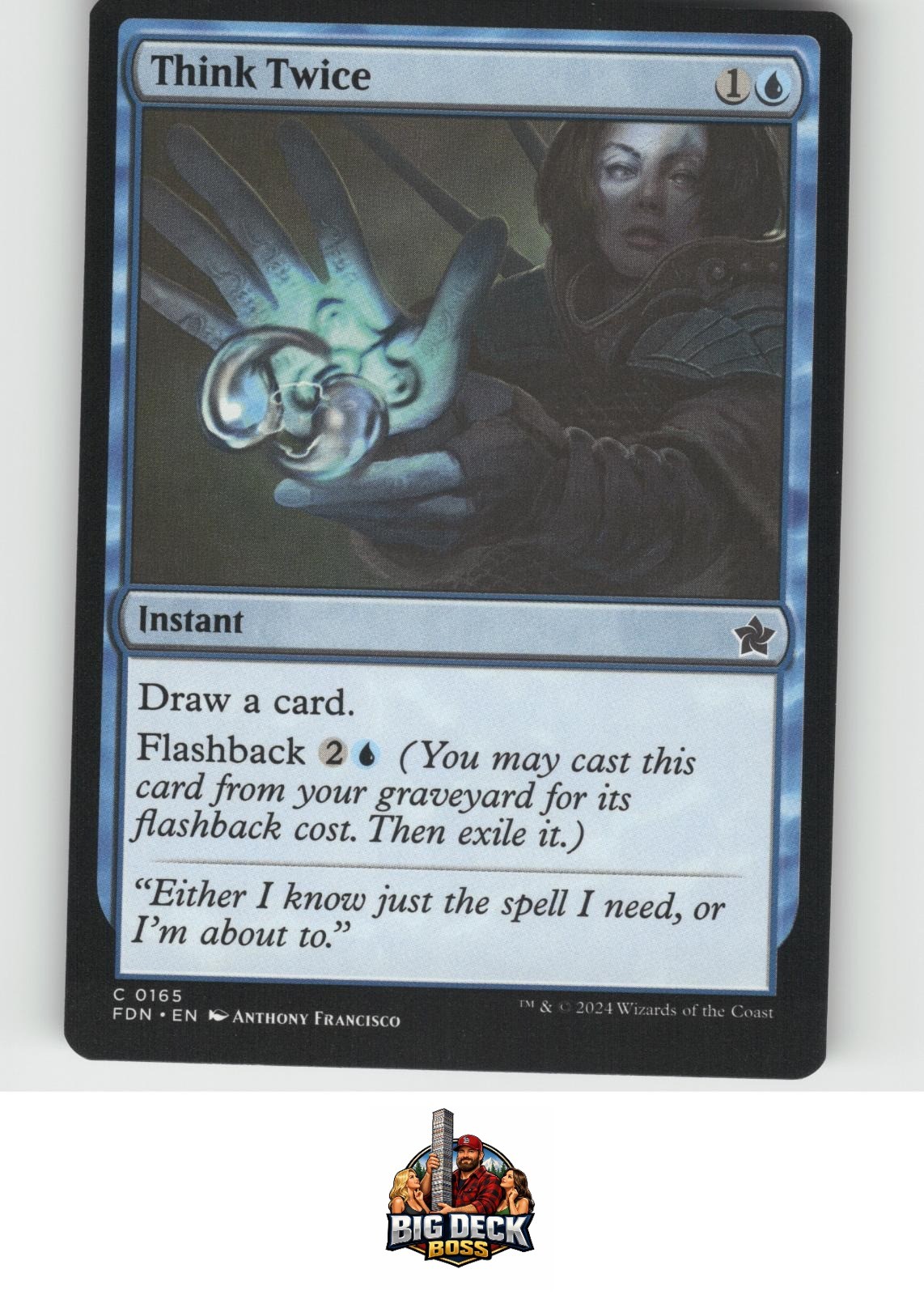Think Twice Foundations Common 165 MTG NM/M