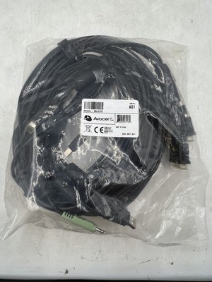 NEW SEALED Avocent CBL0101 USB Dual-DVI KVM Cable with Audio & CAC 10ft Free S/H