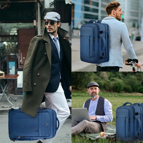 Airline Approved Expandable Travel Laptop bag - Water-Resistant Overnight Use - Afbeelding 11 van 11