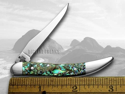 Case xx Knives Tiny Toothpick Genuine Abalone Pocket Knife Stainless 12002 - Image 3 of 4