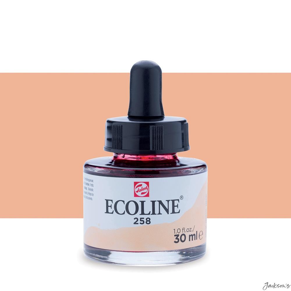 Royal Talens Ecoline Liquid Watercolour Ink 30ml Apricot For Illustration Art