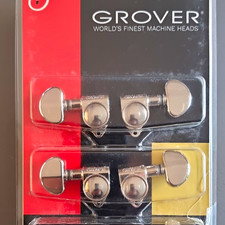 Grover 102N Rotomatic Guitar Machine Heads Tuners Nickel 14:1