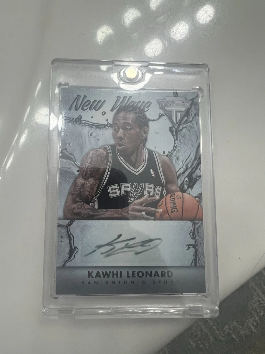 Panini Kawhi Leonard Basketball Autographed Sports Trading Cards