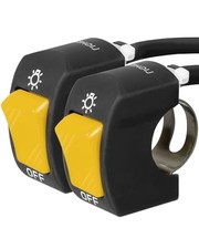 7/8" Handlebar Switch for Motorcycle, ATV, etc, Waterproof 2 Pieces Yellow