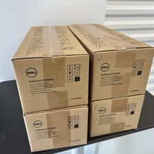 New ! 4PK Genuine Dell 5130cdn C5765dn CT350800-CT350801-CT350802-CT350803 New