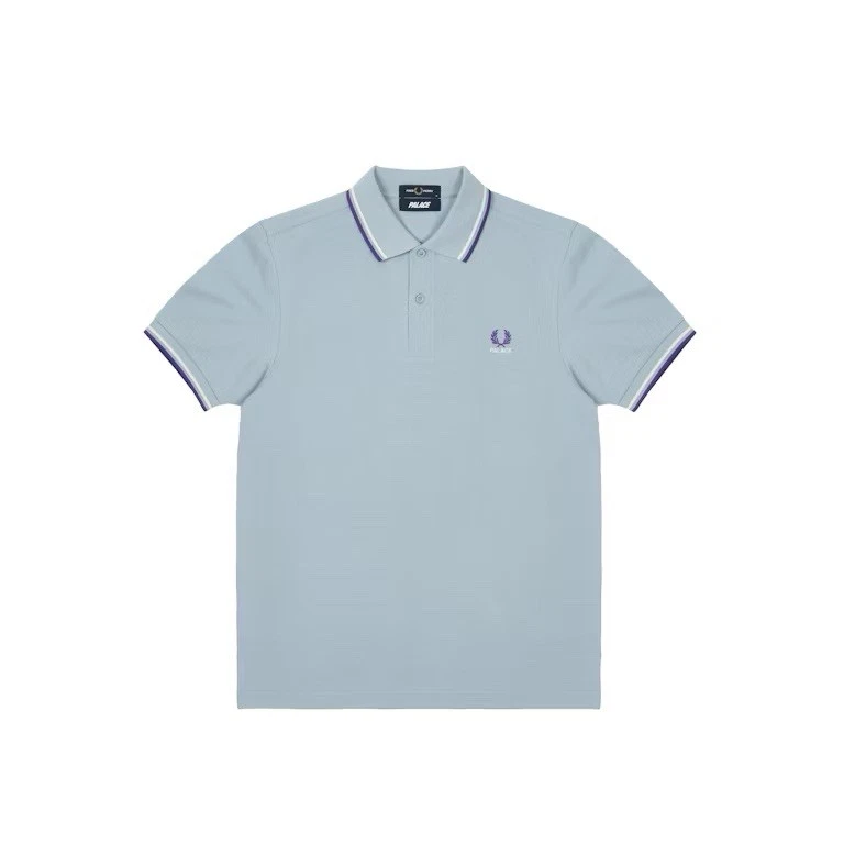 FRED PERRY X PALACE POLO AZUL POLVORIENTO RARO 2025 PARA HOMBRE TALLA XL Foto 3 de 3