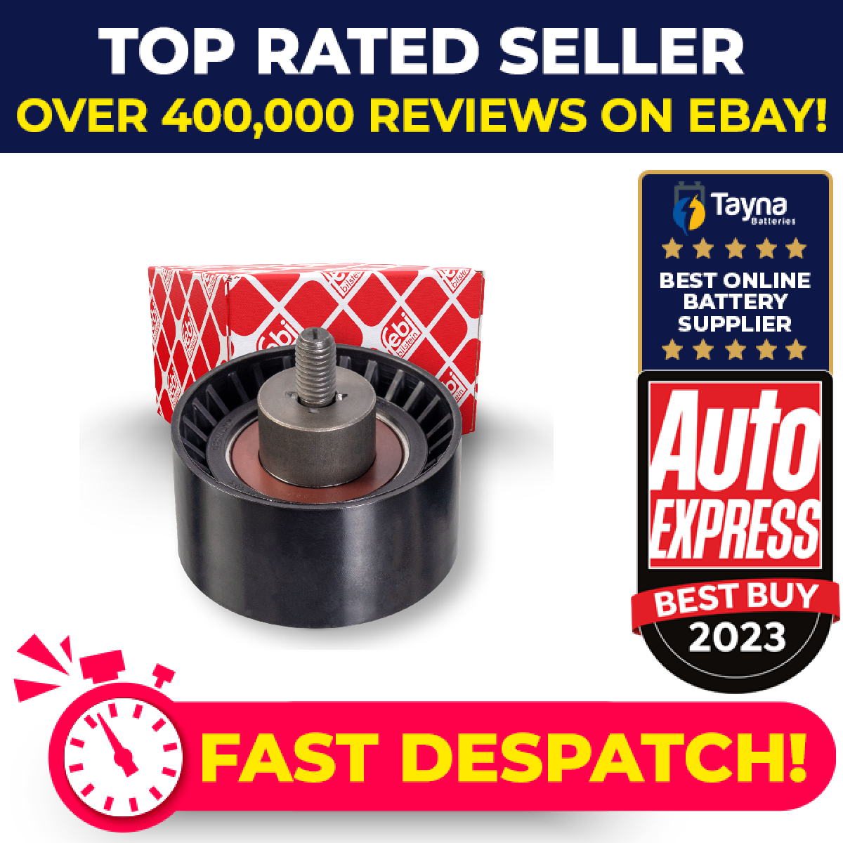 Timing Belt Guide Pulley 10649 Febi 60607965 60652129 60664403 60671573 60812624