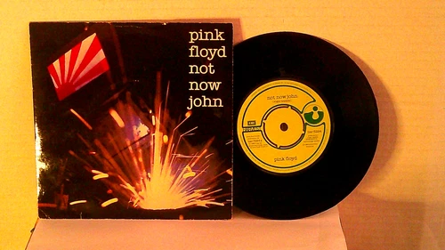 Pink Floyd,Harvest,"Not Now John",UK,7" 45 with P/S, 1983 classic,Mint-