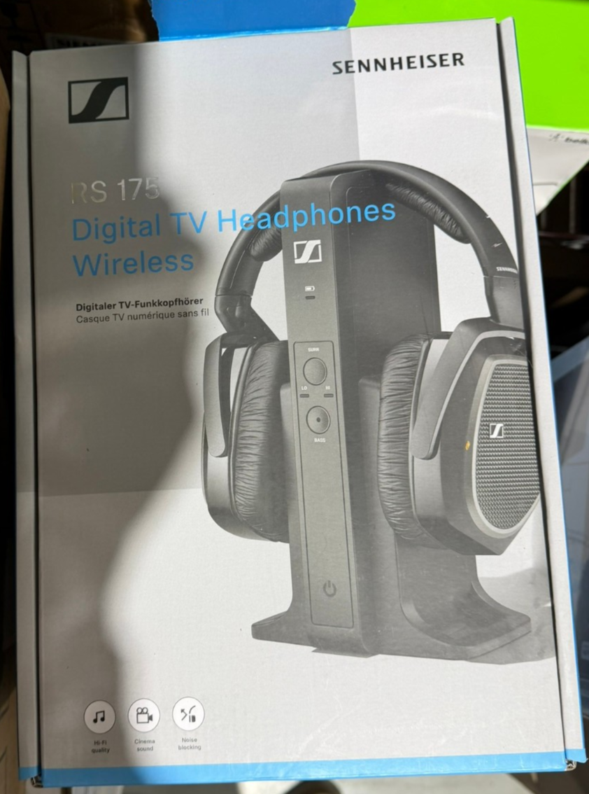 Sennheiser RS 175 RF Wireless Headphone System - Black for sale