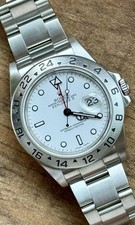 2004 Rolex Explorer II 16570T Stainless White Polar Dial SEL 40mm Watch Only