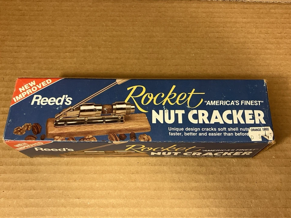Vintage Reed’s Rocket Nut Cracker Model 816 Made In USA In Box - Image 2 of 4