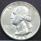US 1939-D Washington Quarter **