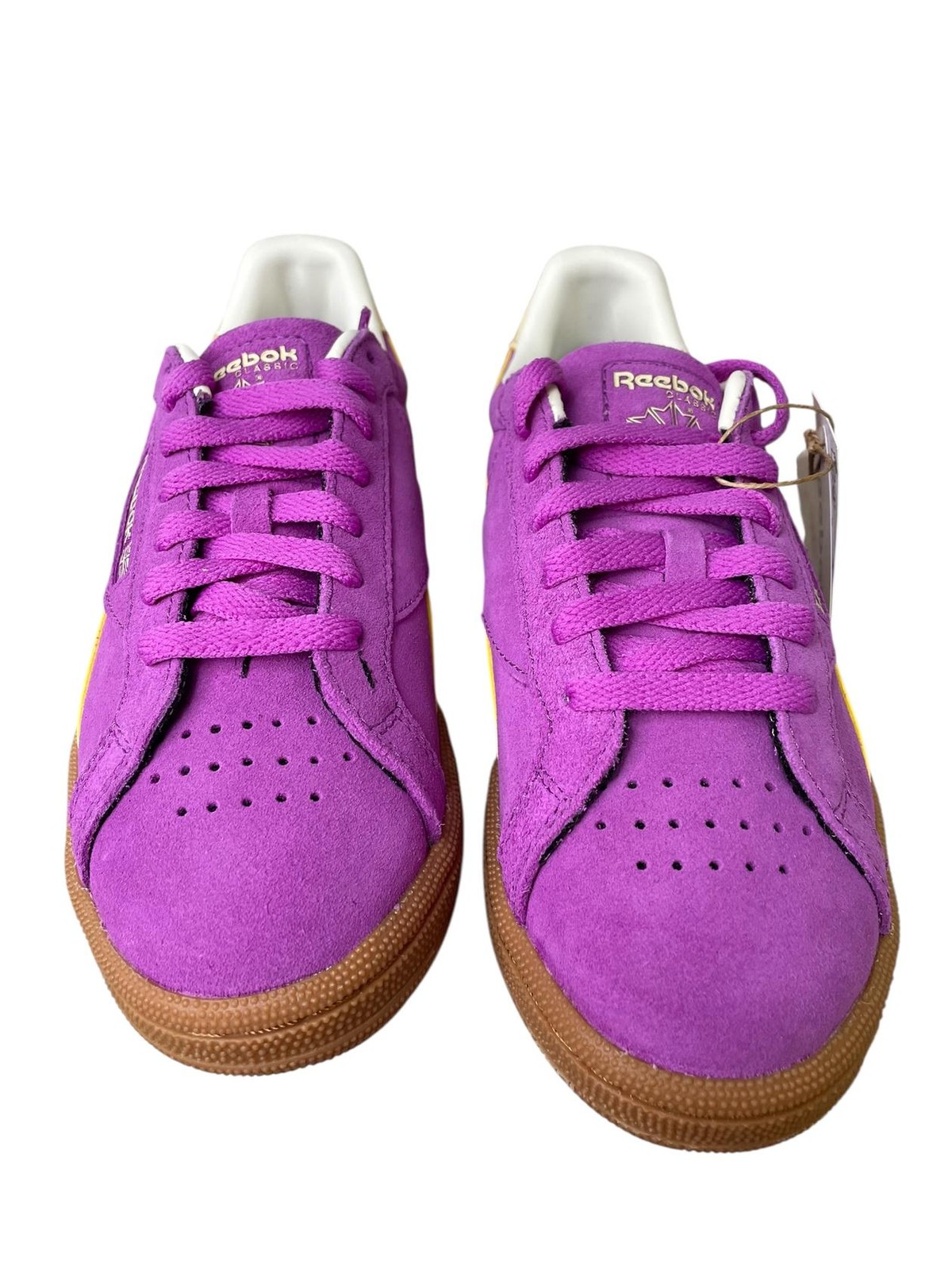 Reebok Women Sneaker Club C Grounds UK 100220814 Tennis Purple Chalk Size 5 M thumbnail 5