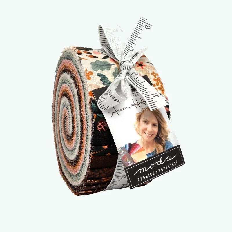 Moda Fabrics - ACORN HOLLOW JELLY ROLL - 100% cotton for patchwork quilting - Image 2 of 2